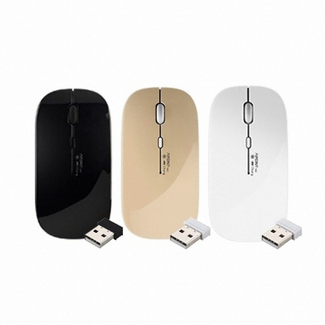 APOINT T3 PLUS 무소음 무선 마우스 (블랙)_이미지