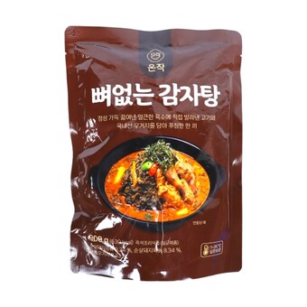 온작 뼈없는 <b>감자탕</b> 900g