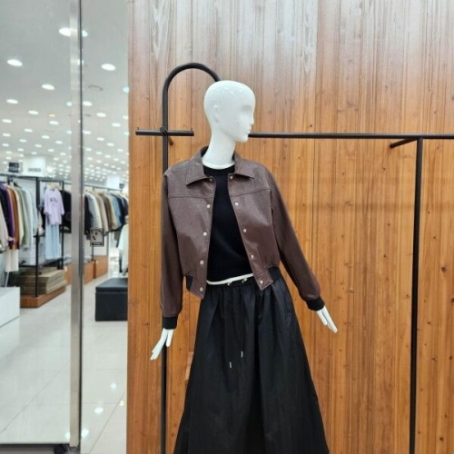 신세계인터내셔날 지컷 신세틱 레더 스냅 버튼 자켓 7214310302_DJ