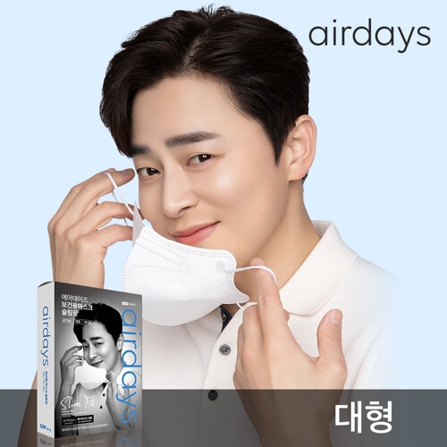 KF94 슬림핏 여름얇은 마스크 특대형100매