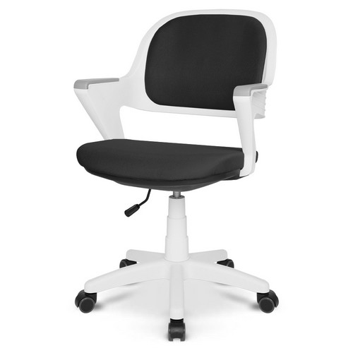 체어포커스 알라딘 플로 화이트바디 의자 AL-368 (패브릭좌판)_이미지