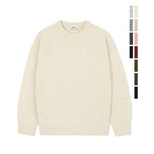 커스텀어클락 25일 배송 COSTUME OCLOCK 플레인 라운드 헤비 니트 풀오버 11COLOR COOSKT06_이미지