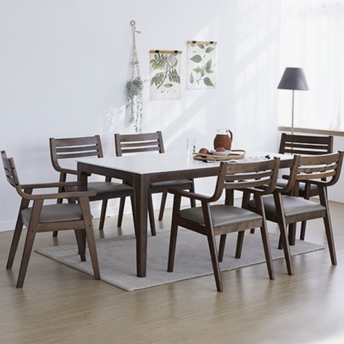 베스트리빙 바로스 마티나 통세라믹 식탁 1600 (의자6개)