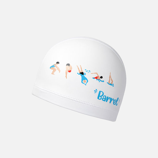 배럴 다이브 모션 실리텍스 스윔 캡 B6SUASC028WHT_이미지