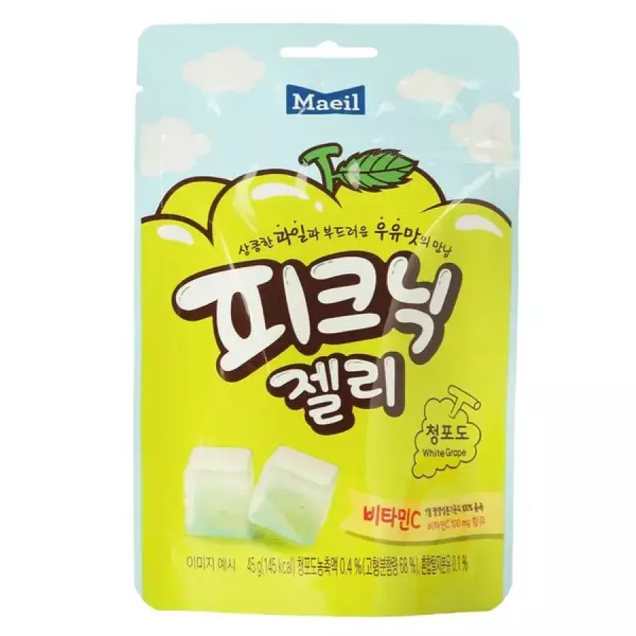 매일유업 피크닉 젤리 청포도 45g (15개)