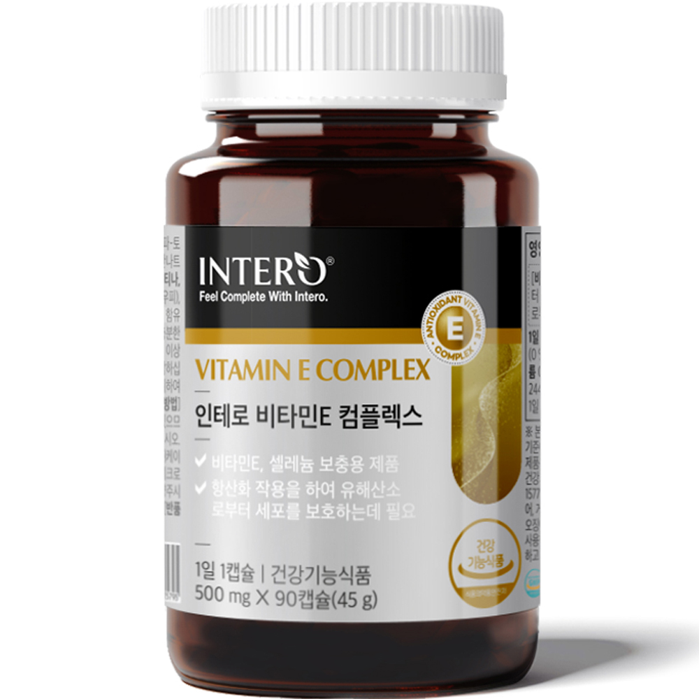 인테로  비타민E 컴플렉스 90캡슐 (1개)