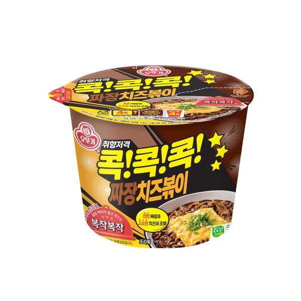 오뚜기 콕콕콕 치즈 짜장볶이 100g (3개)_이미지