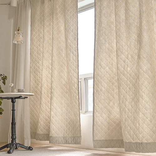 바자르 한파용 더블3겹 누빔 방한커튼