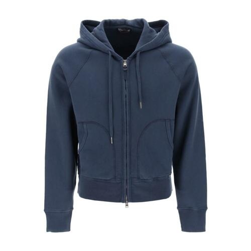 톰포드 후드 티셔츠 JDL001JMC006S23 HB781 blue