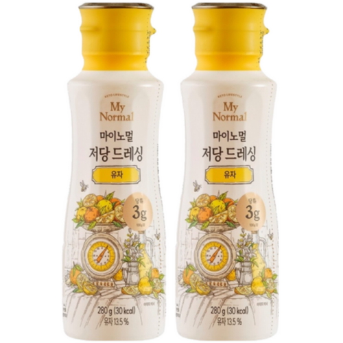 마이노멀 저당 드레싱 유자 280g (2개)_이미지
