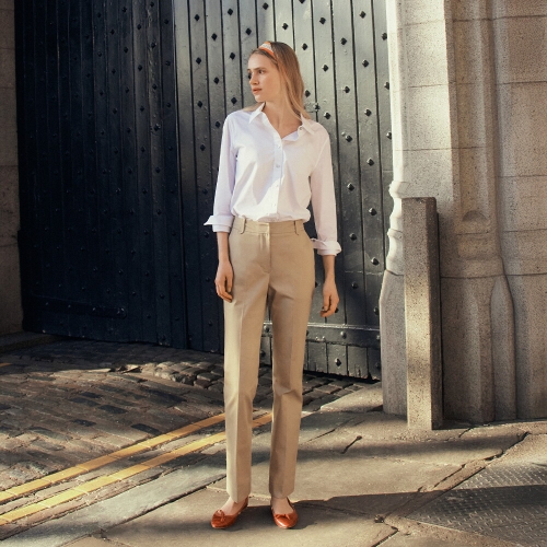 아쿠아스큐텀 수피마 코튼 스판 팬츠 KZPT2Q0A_이미지