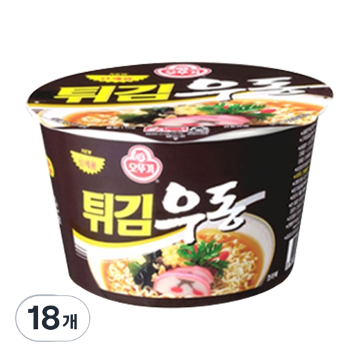오뚜기 튀김우동 110g (18개)