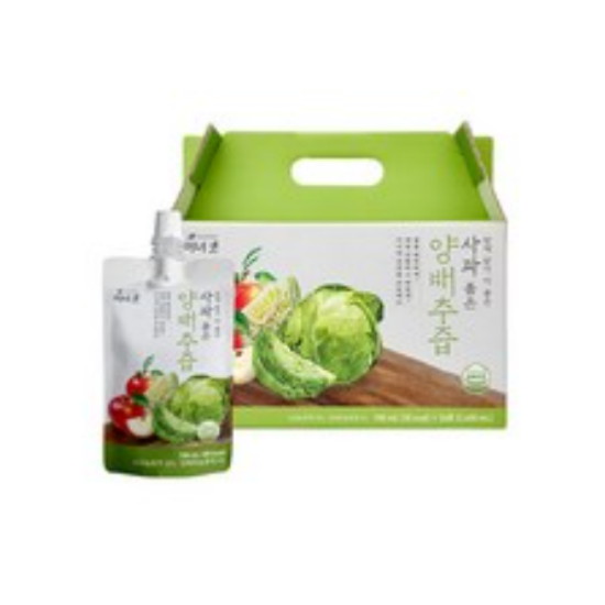 휴온스내츄럴 이너셋 사과 품은 양배추 100ml 24포 (1개)_이미지