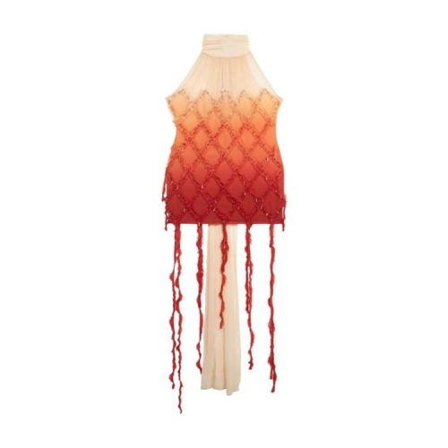 블루마린 미디 원피스 P622A784A R8172 AMBERLIGHT ORANGE_이미지