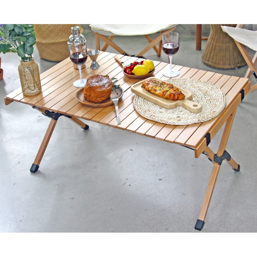 웨이스케이프 우드 롤 테이블