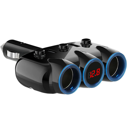 강원전자 NETmate 차량용 USB 2포트 2구 멀티소켓 NM-CJ02