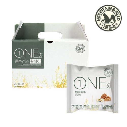 산과들에 원데이 라이트 선물세트 20g 30개입 (1개)