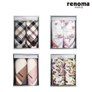 레노마 손수건 손수건 2매세트 27종 택 1