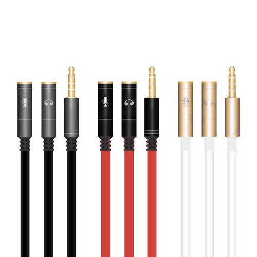 오피아컴 Kalron APC-A09 3.5mm 4극 스테레오 Y형 케이블