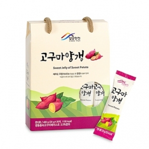 밀양한천 고구마 양갱 1박스 20개입 미니 영양갱 선물세트