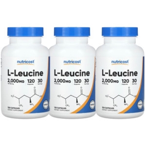 뉴트리코스트 L-류신 2000mg 120캡슐 (3개)_이미지