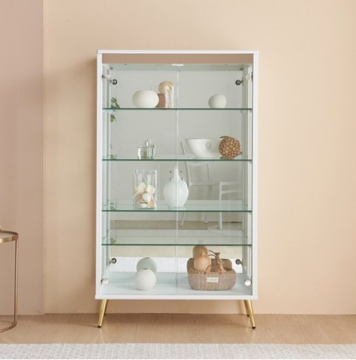 골드-프리미엄 4단 장식장 800