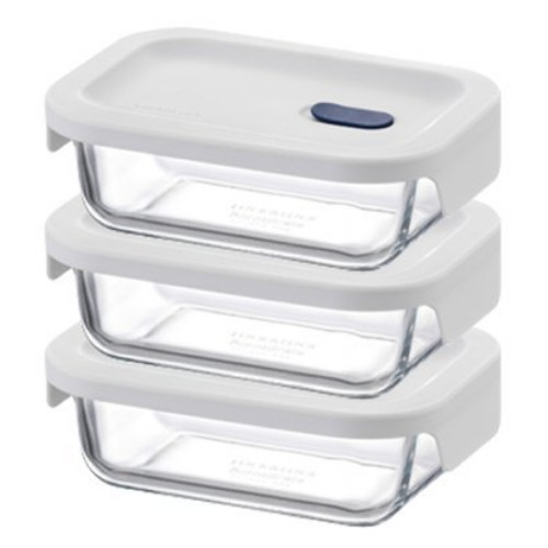 락앤락 탑클라스 실리콘 직사각 380ml (3개)_이미지