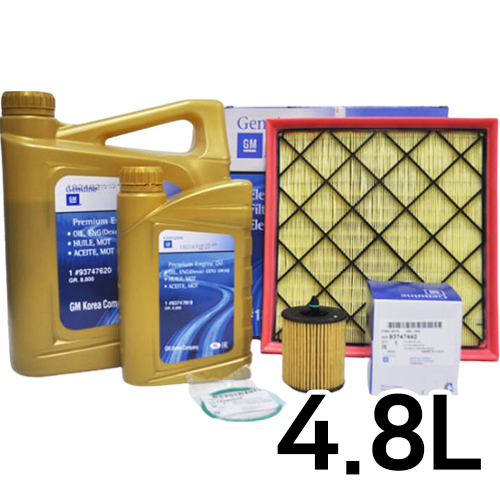 GM 순정 GEN2 5W30 + 순정필터 올란도 2.0 LPG