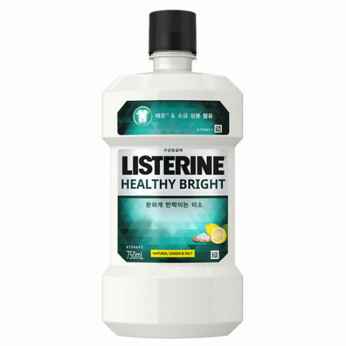 존슨앤존슨 리스테린 헬씨 브라이트 750ml (2개)