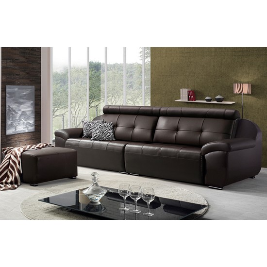 규수방 누보 천연가죽 소파 4인용 (스툴포함)