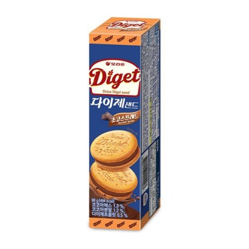 오리온 다이제샌드 초코 스프레드 98g (6개)