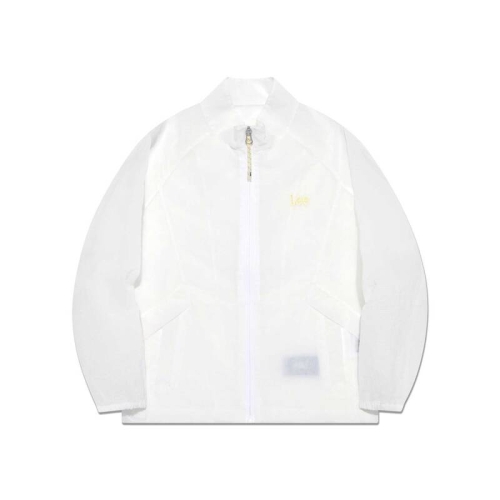  LEE 키즈 키즈 립스탑 바람막이 점퍼 화이트 LK2502JU03WH