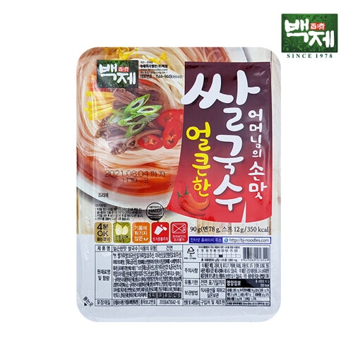 백제 얼큰한맛 쌀국수 92g (1개)