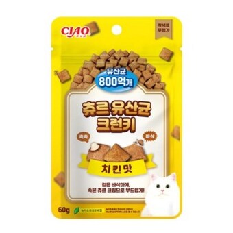 이나바 캣 챠오츄르 유산균 크런키 치킨맛 TSC-203K 60g