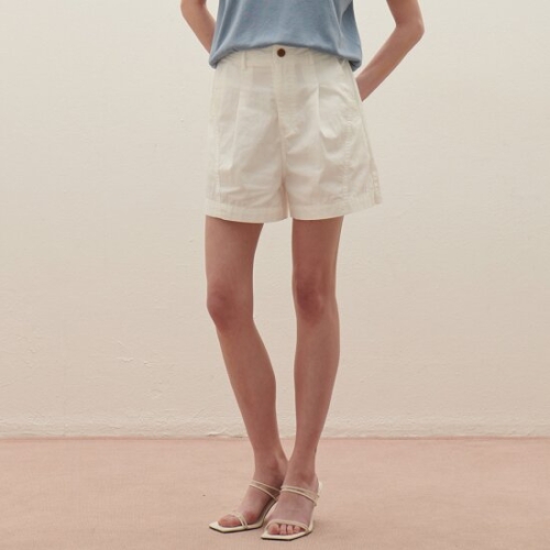 사틴 버뮤다 포멀 숏 팬츠 O252T465