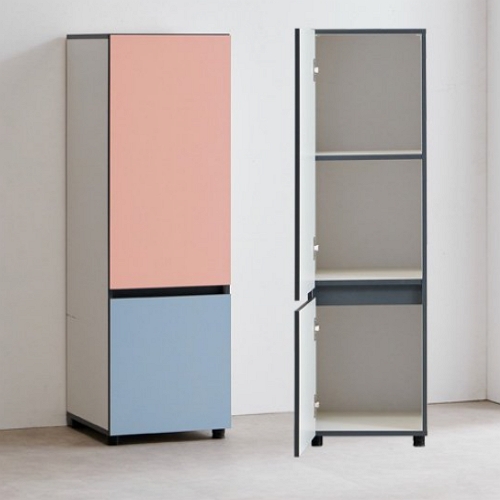 까미엘 비안나 LPM 투도어 낮은 주방 수납장 400