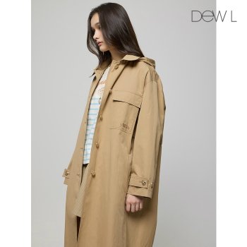 듀엘 디테쳐블 후드 발마칸 트렌치코트 BE_D251MSI202_이미지