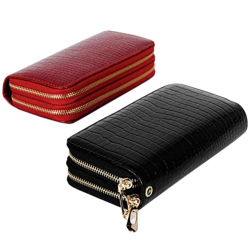 [불명] 여성 쌍지퍼 장지갑_SN 078 1