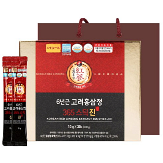 네이처가든 정원삼 6년근 고려홍삼정 365스틱 진 10g 30포 (1개)_이미지