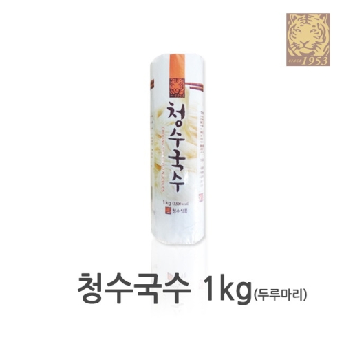청수식품 두루마리 국수 중면 1kg (1개)_이미지