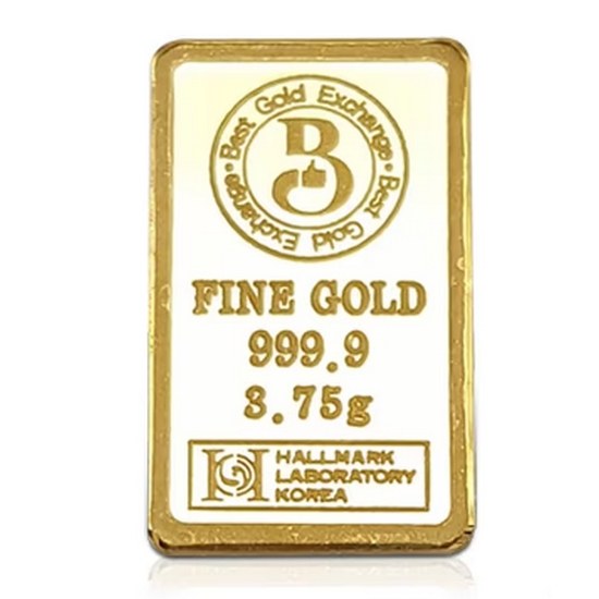 베스트금거래소 카드형 프레스 골드바 3.75g (1개)_이미지