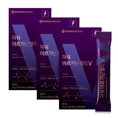  환인제약 파워 아르기닌 젤리 V 15포 [3개]