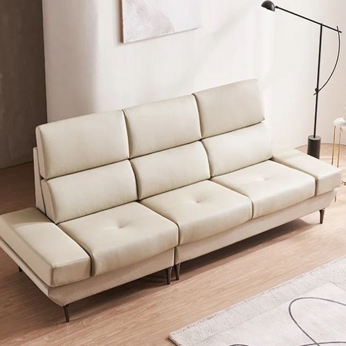 BIF보루네오 디에르 레토 천연통가죽 소파 3.5인용 (스툴포함)_이미지