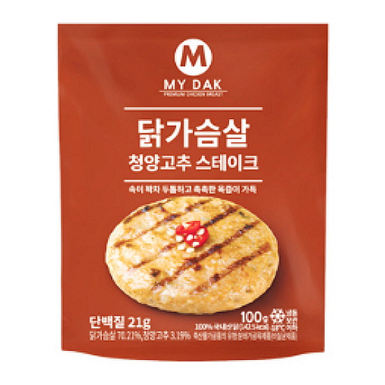 미트리 마이닭 닭가슴살 스테이크 청양고추 100g (24개)