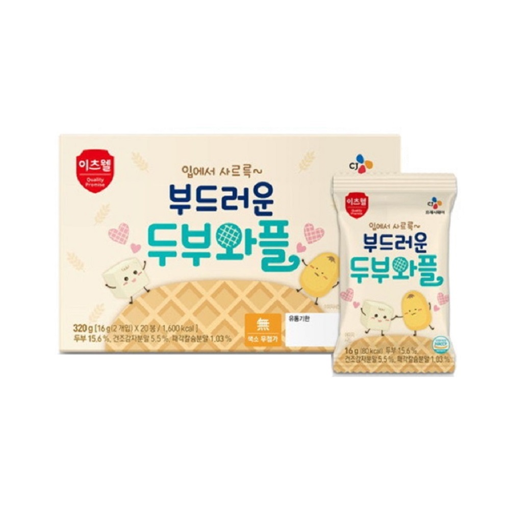 부드러운 두부와플 16g