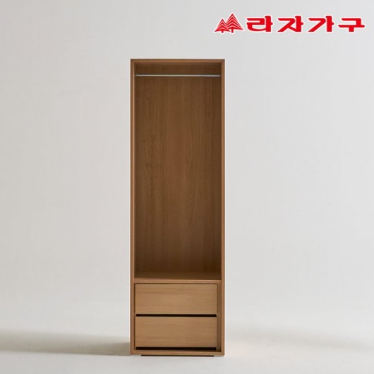 라자가구 글램 모듈 시스템 브론즈 유리 2단서랍 양복장 옷장 600_이미지