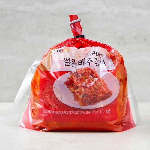 쿠팡 곰곰 썰은 배추 김치 1kg (1개)_이미지