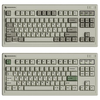 FL-ESPORTS OG87 유무선 <b>핫</b><b>스왑</b> 풀윤활 기계식 그레이 한글