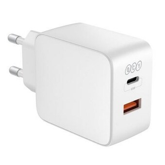 <b>QCY</b> PD 65W 2포트 GaN 충전기 QM06502-K