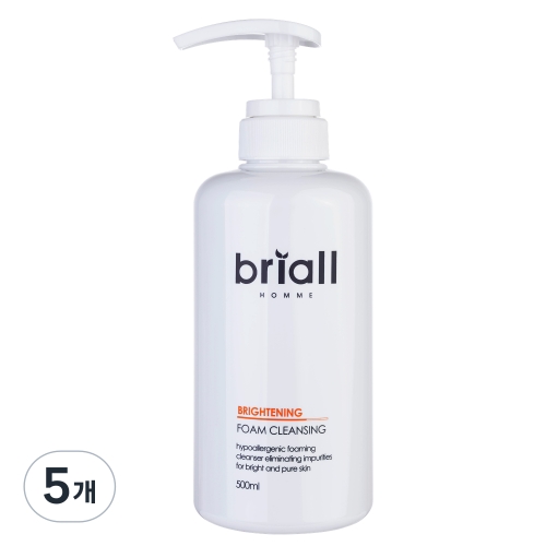 브리올옴므 브라이트닝 폼 클렌징 500ml (5개)